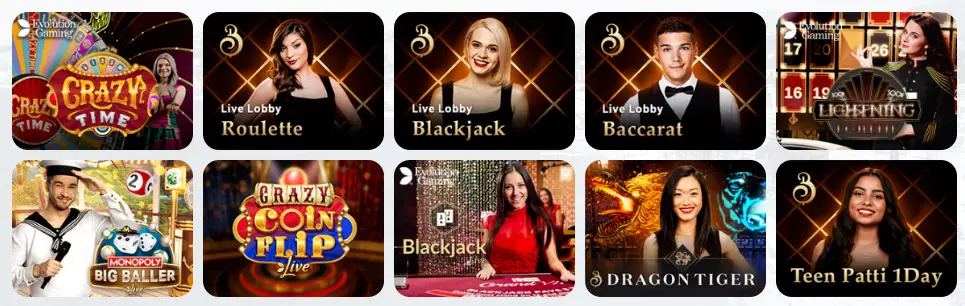 Giochi da casinò live WINROOM CASINO